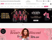 Tablet Screenshot of nykaa.com